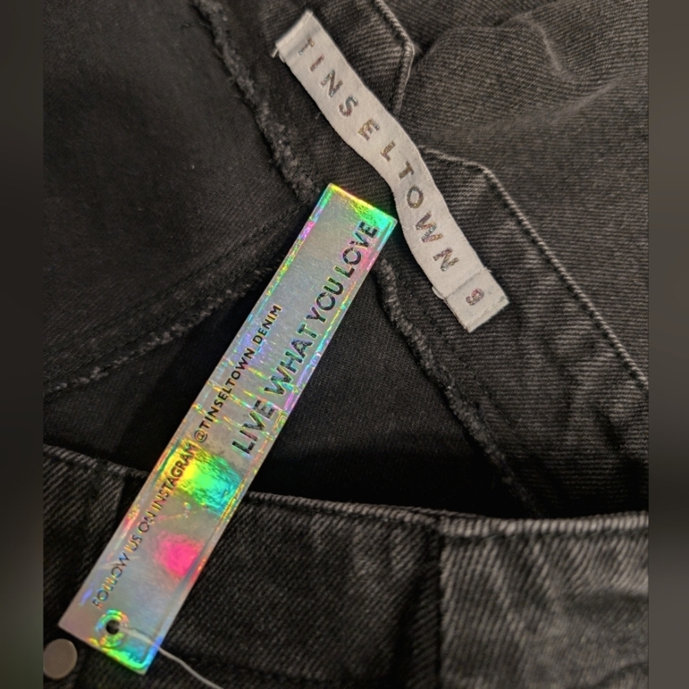 Dark Gray High Rise Skinny Jeans Size 9 - Picture 6 of 6